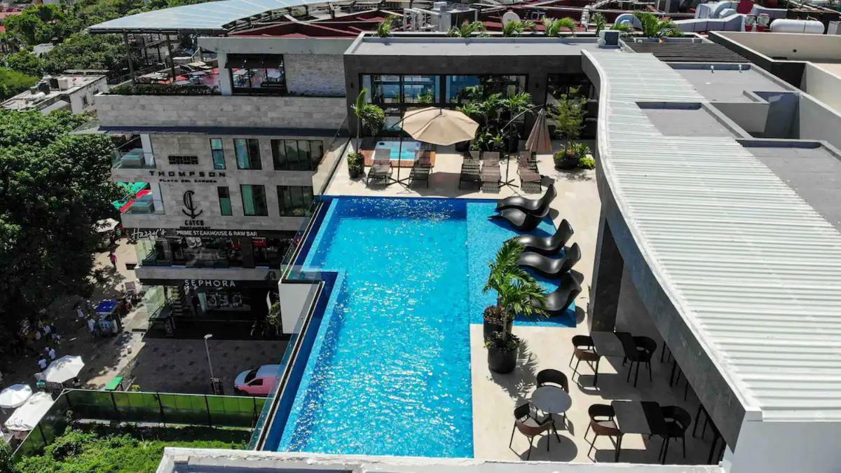 Stayon5A.Av.Penthouse With Privatepool Freeparking Плая-дель-Кармен Экстерьер фото