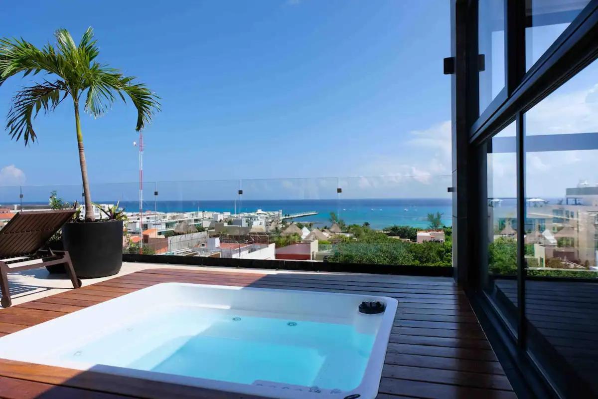 Stayon5A.Av.Penthouse With Privatepool Freeparking Плая-дель-Кармен Экстерьер фото